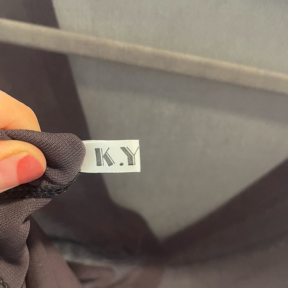 Vintage Dark Purple Mesh Longsleeve - Picture 3 of 4